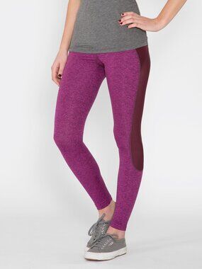 NWT VPL Women's X Curvature Legging Eggplant Marl Size L